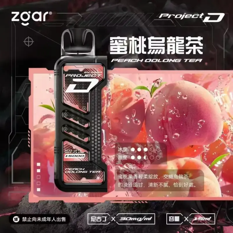 Zgar冰熊卡帶煙彈蜜桃烏龍茶webp LANATOP 台灣電子煙商城 | 主機煙彈一次性霧化器專賣